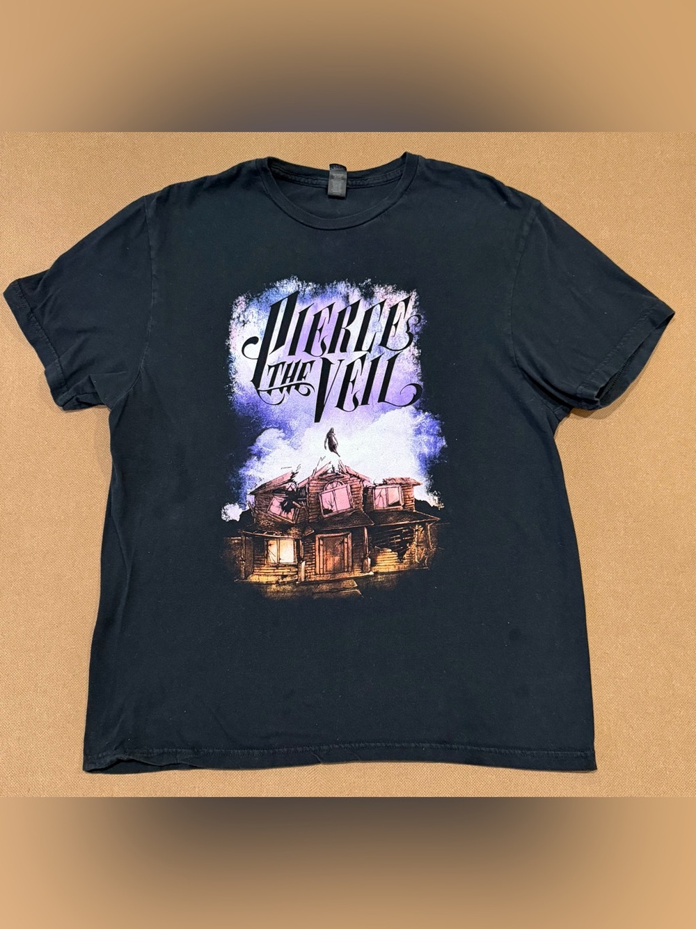 Pierce the Veil Collide With The Sky House Graphic T-Shirt Black